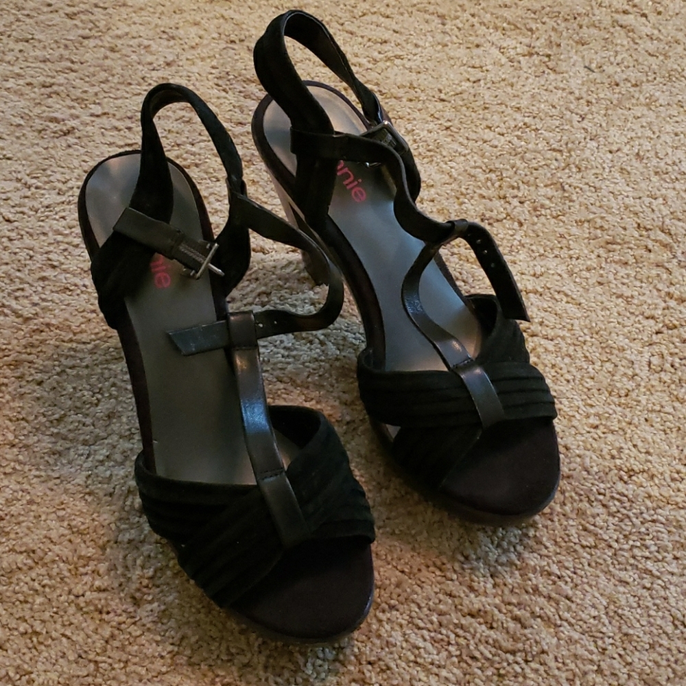 Black high heels